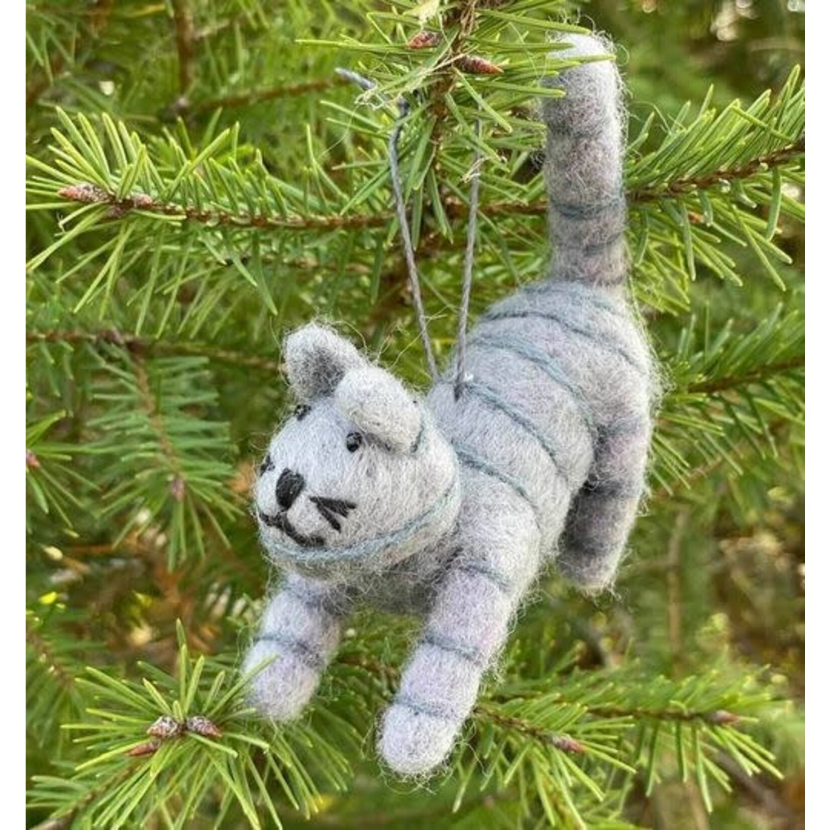 Wool Felt Ornament - Cats (Version 2)