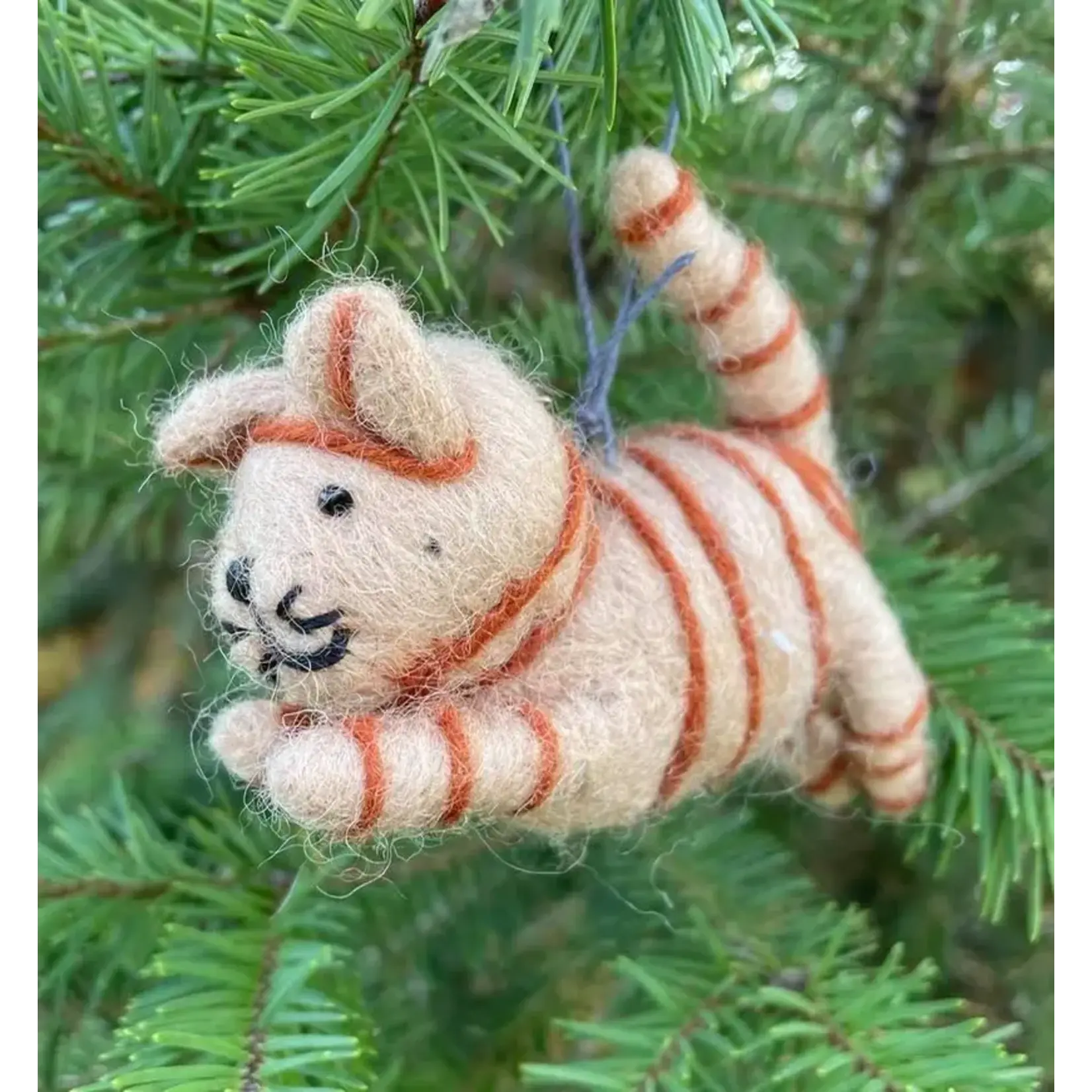 Wool Felt Ornament - Cats (Version 2)