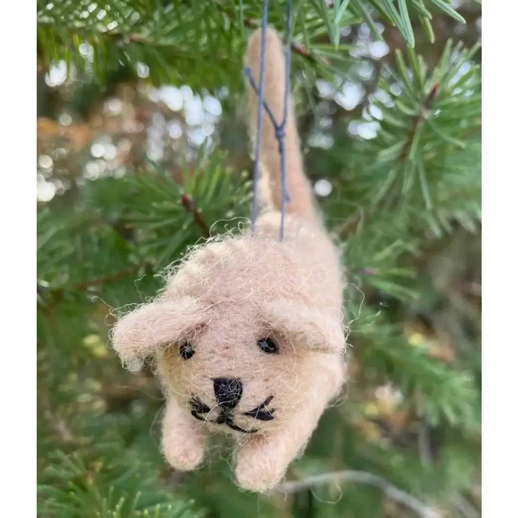 Wool Felt Ornament - Cats (Version 2)