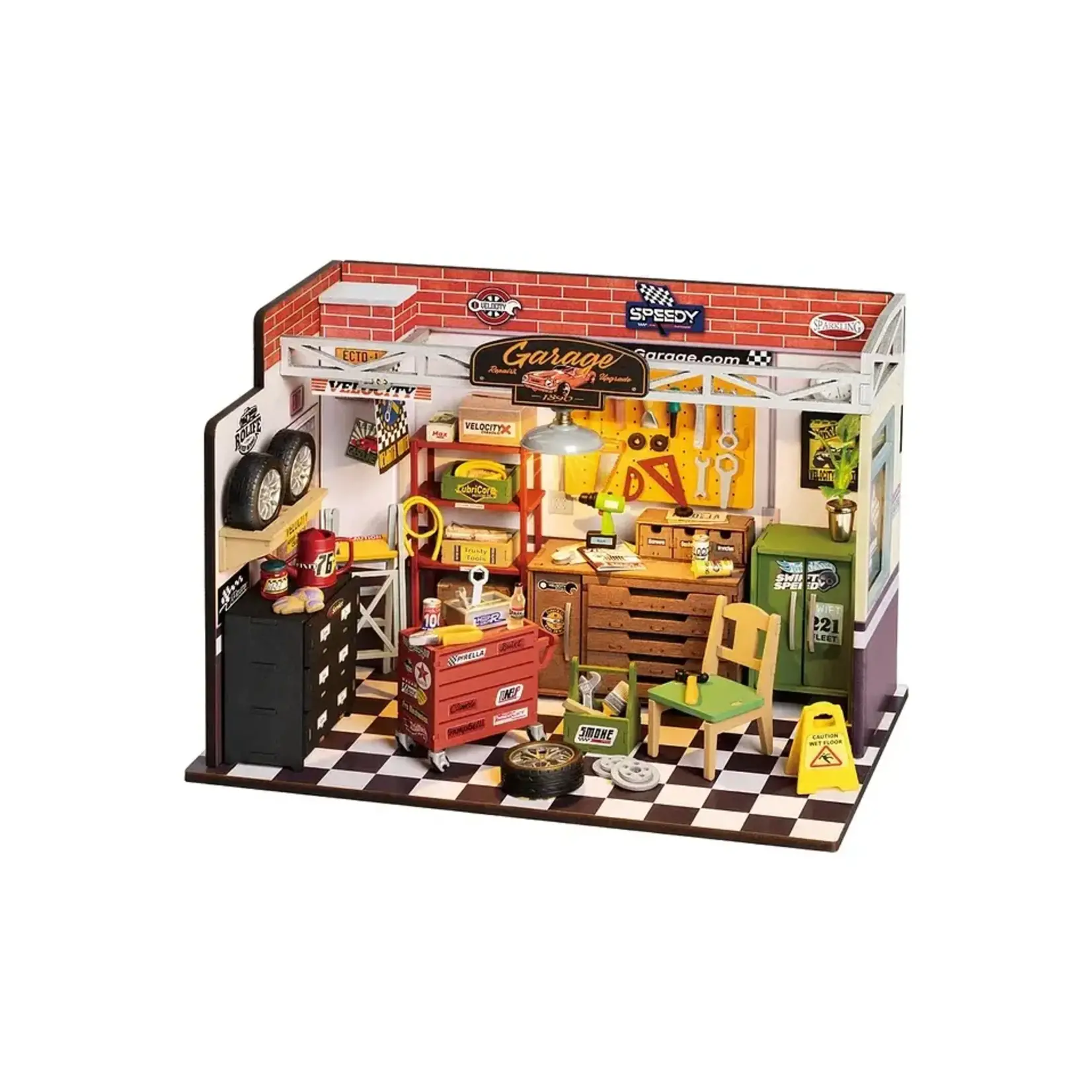 Diy Miniature House Kit: Garage Workshop