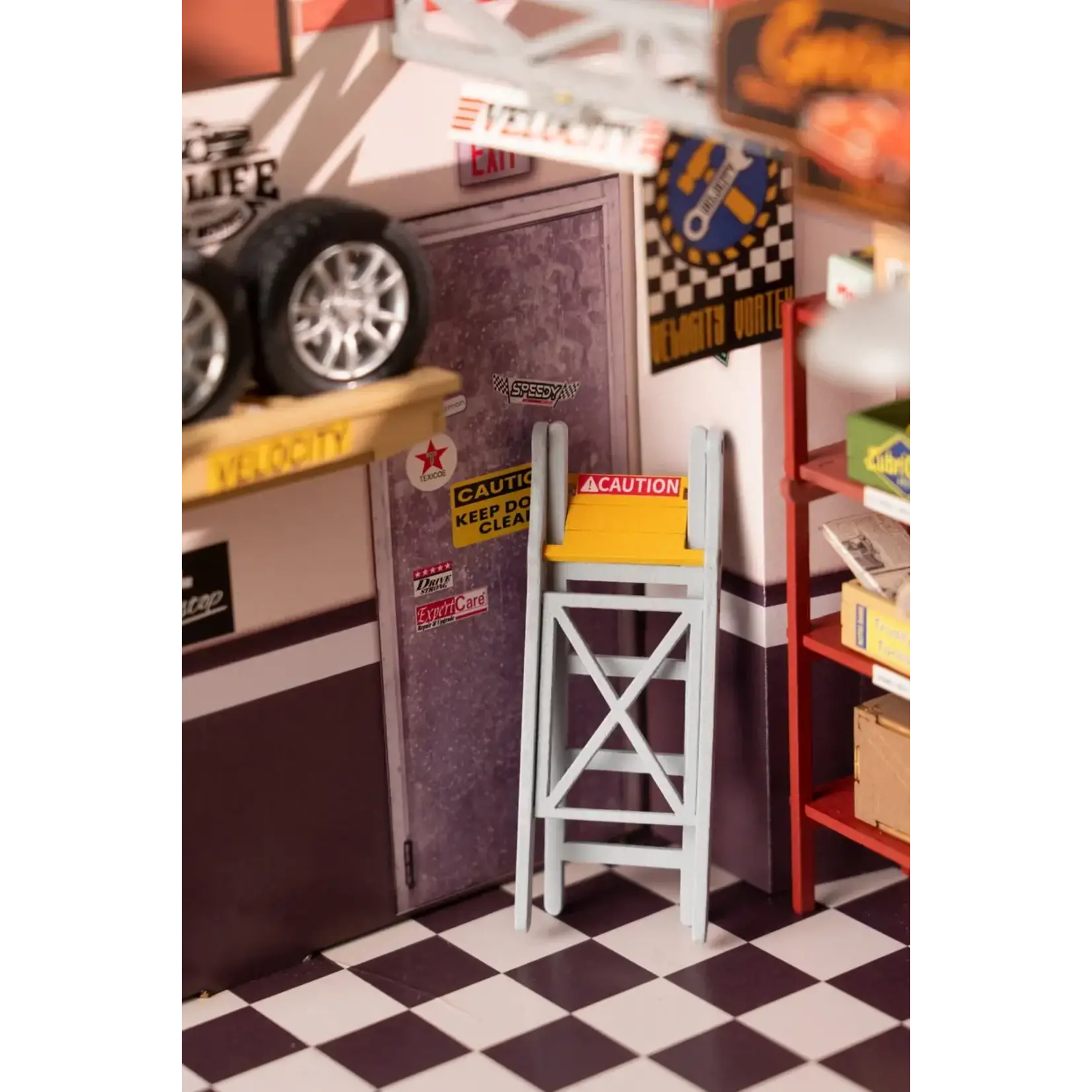 Diy Miniature House Kit: Garage Workshop