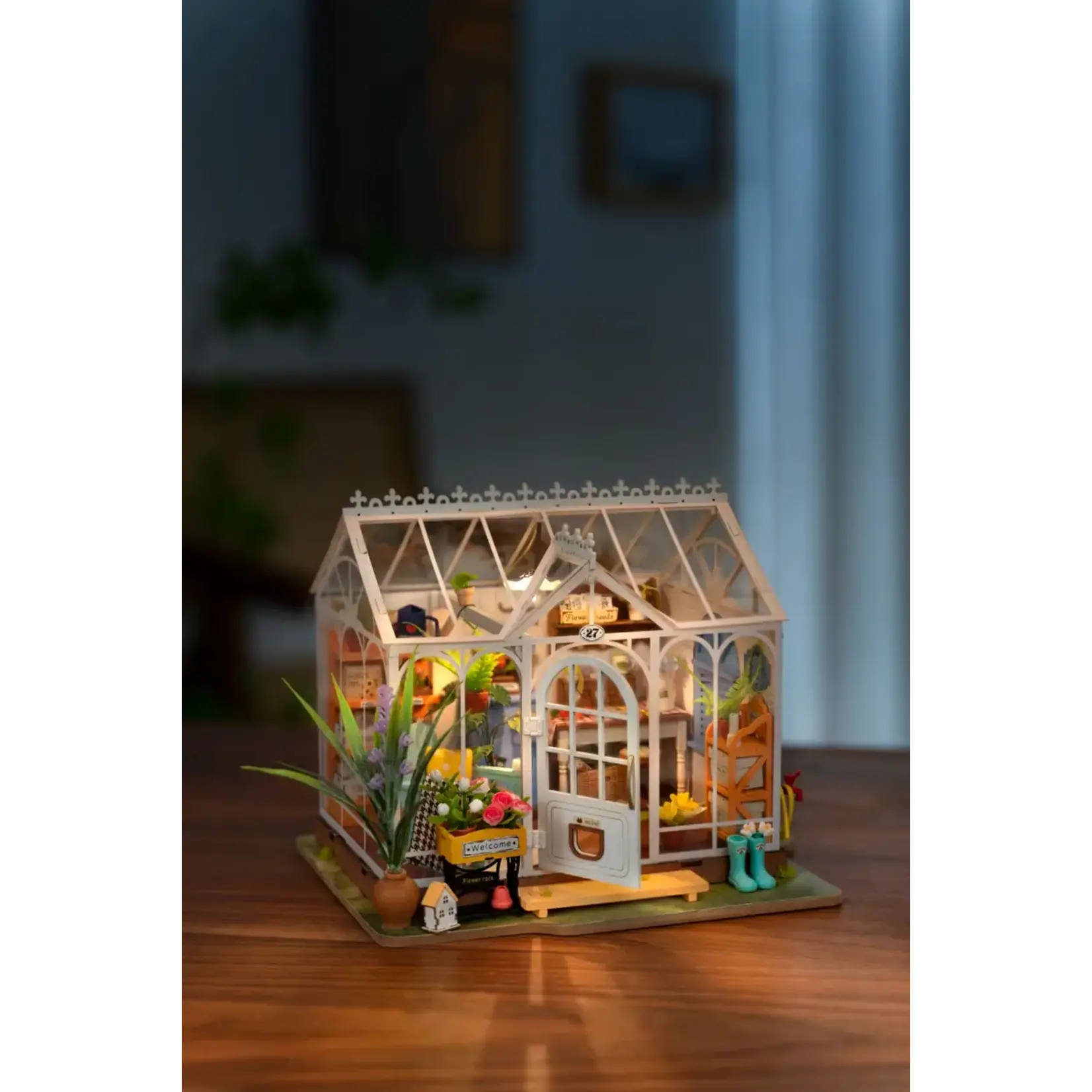 DIY Miniature House Kit: Dreamy Garden House