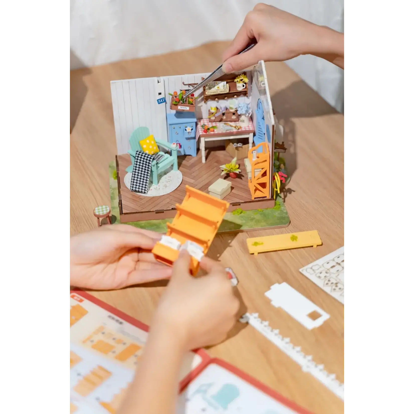 DIY Miniature House Kit: Dreamy Garden House