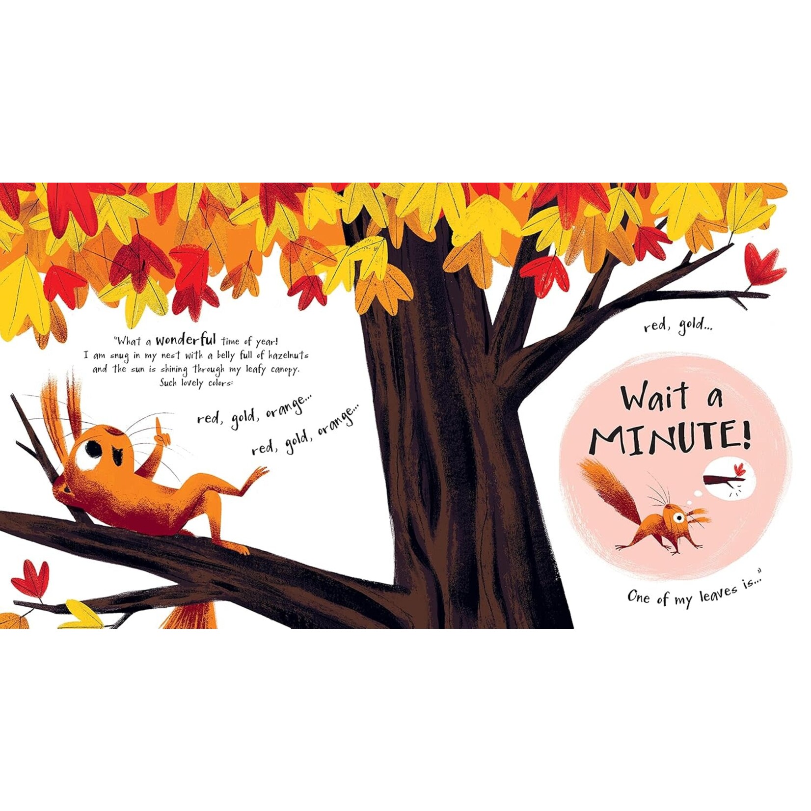The Leaf Thief (Squirrel and Bird)