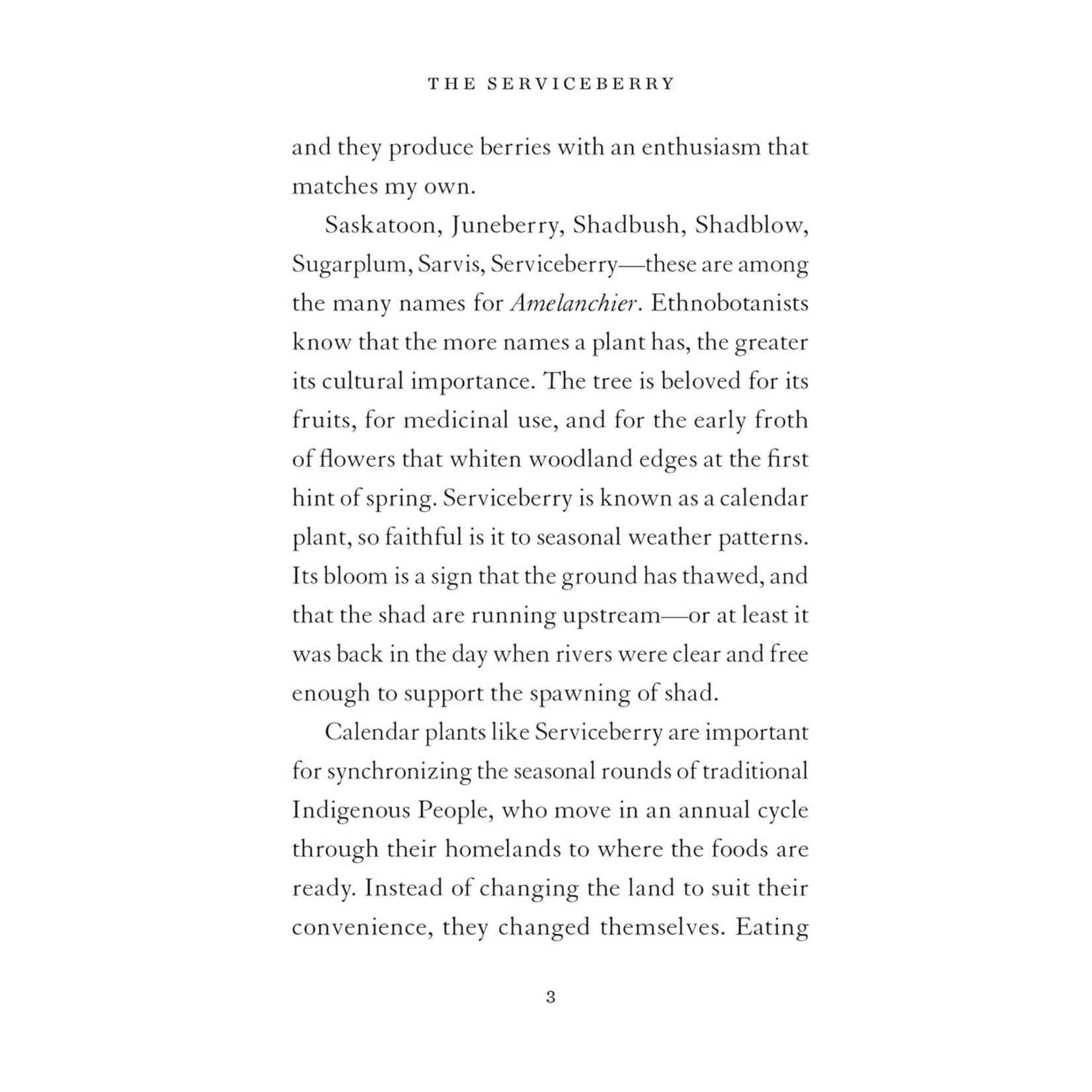 The Serviceberry: Abundance and Reciprocity in the Natural World