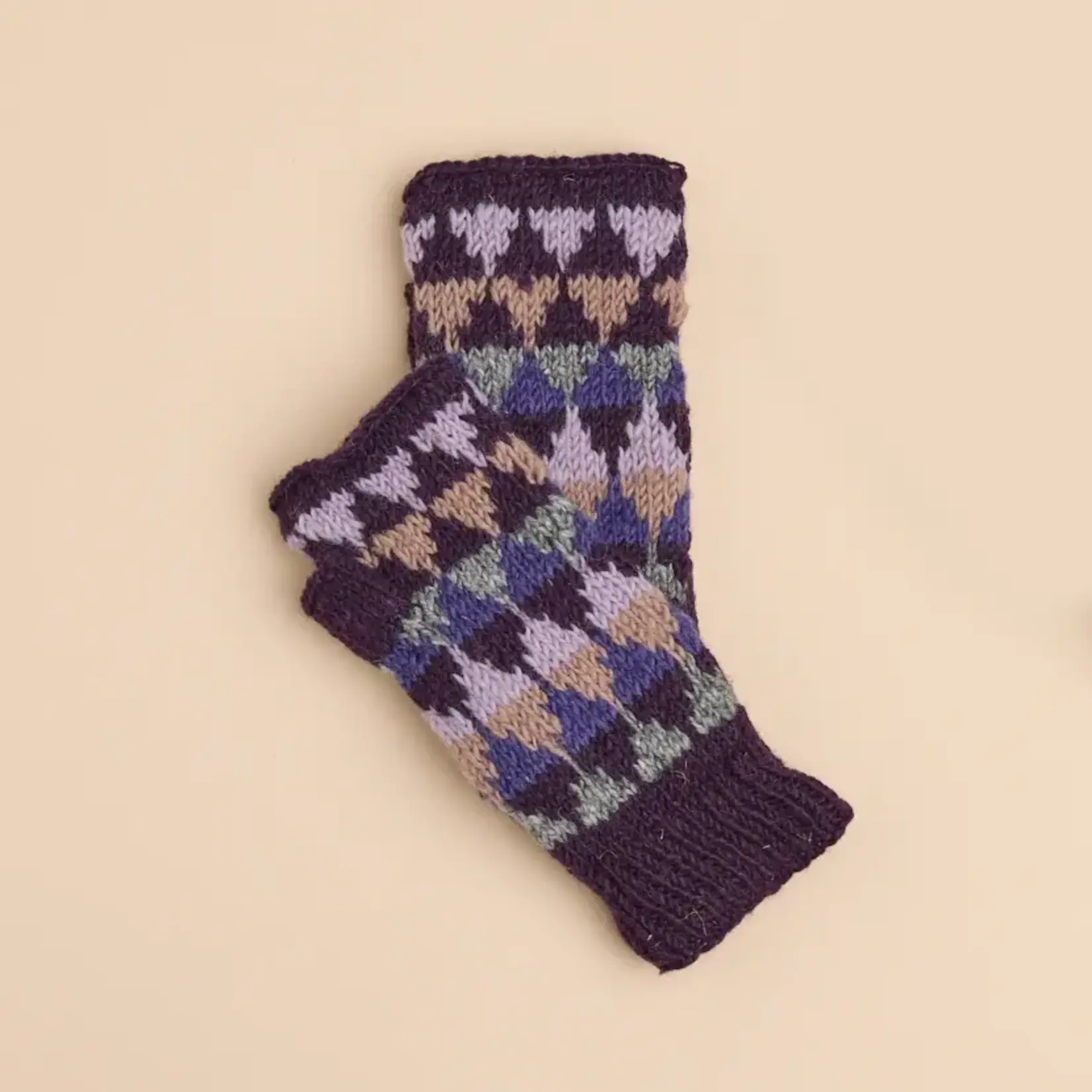 Jaya Wool Knit Half Mitten