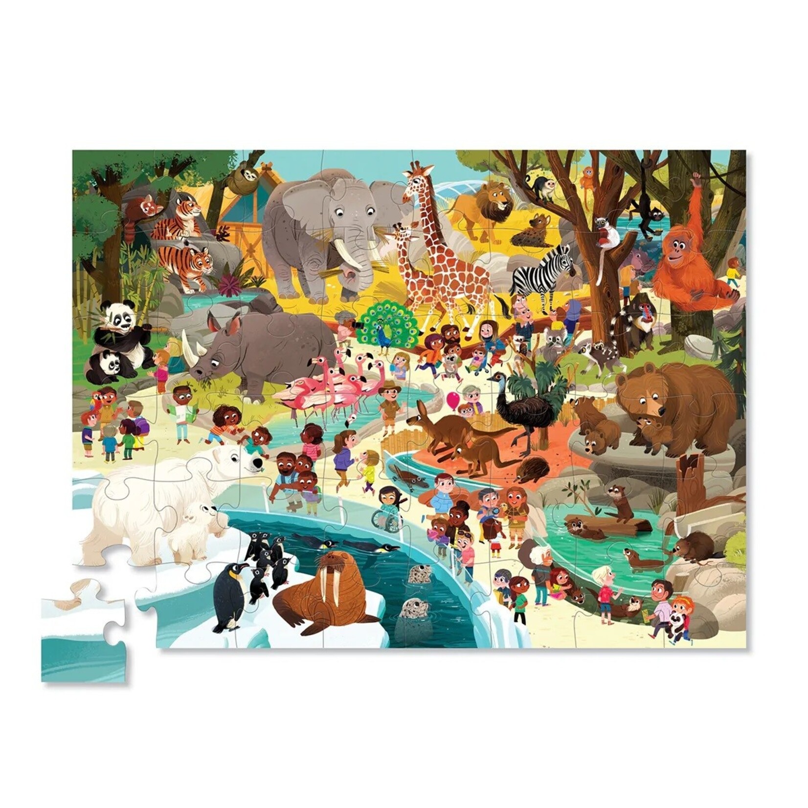 Crocodile Creek Day at the Zoo | 48-Piece Jigsaw Puzzle