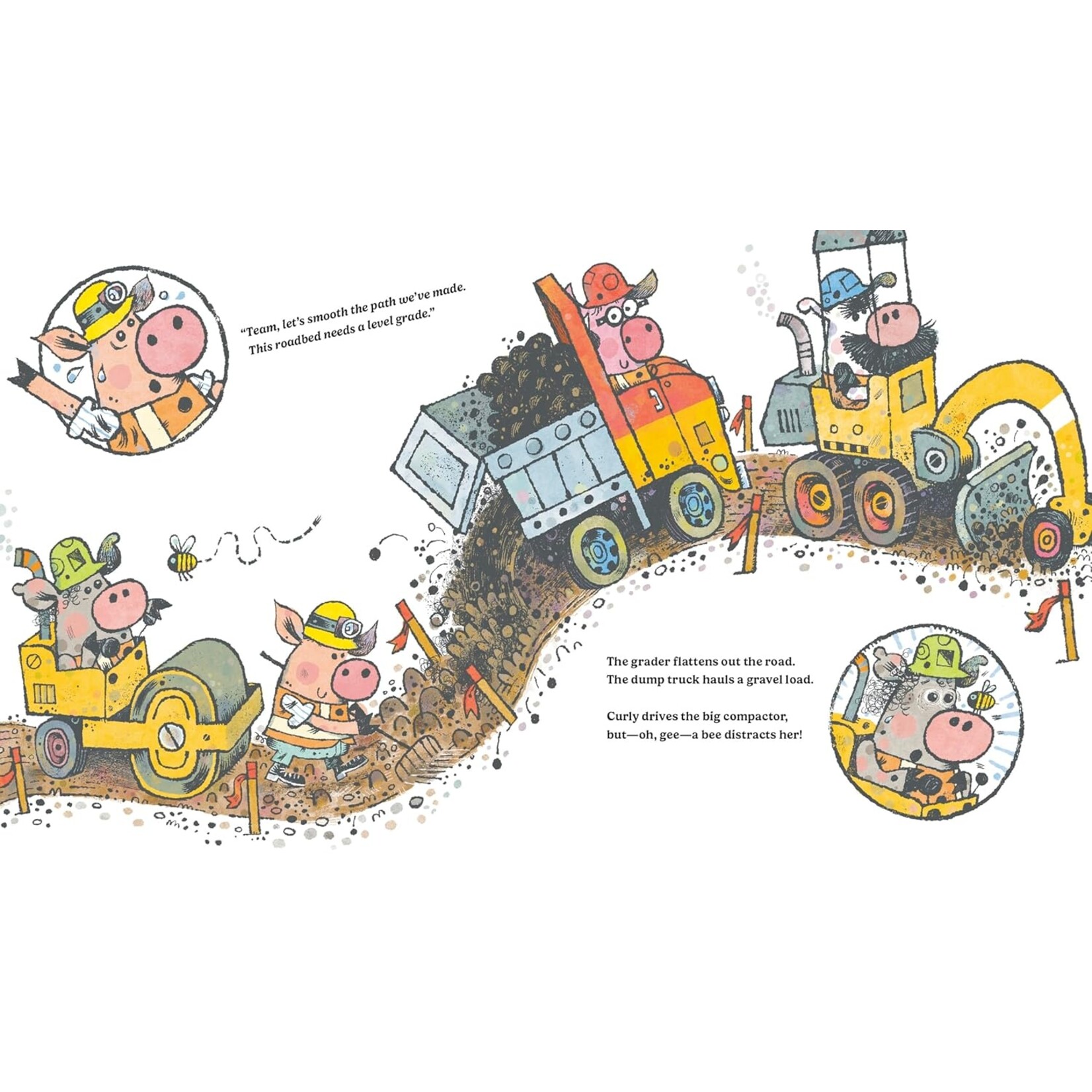 Pigs Dig a Road