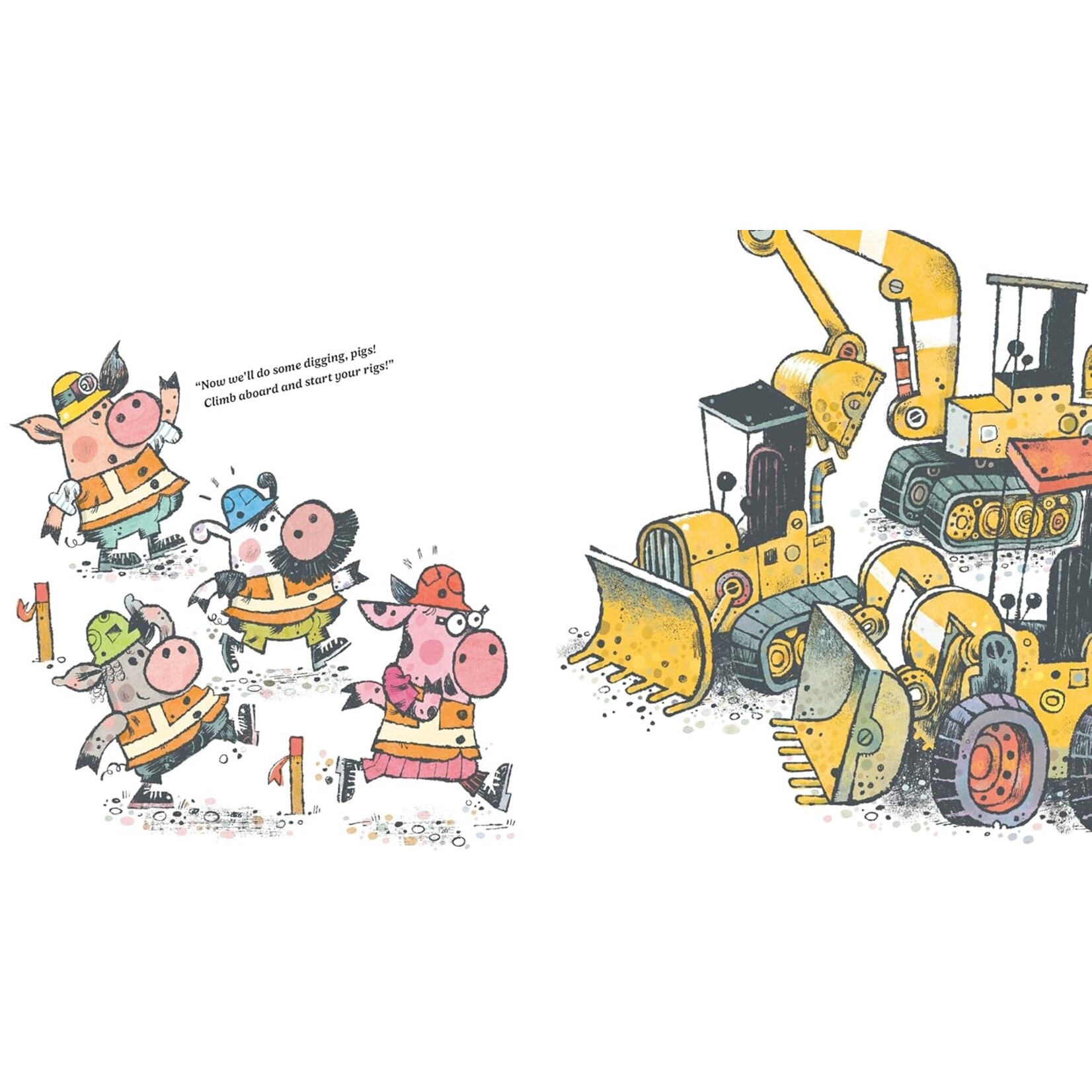 Pigs Dig a Road
