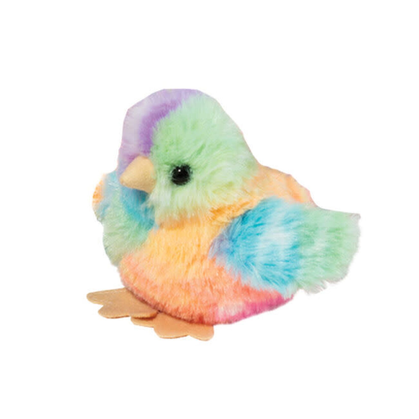 Douglas Toys Rainbow Tie-Dye Chick
