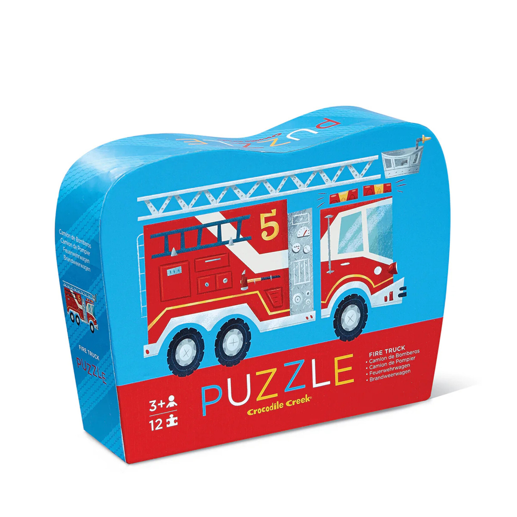 Crocodile Creek 12-Piece Mini Puzzle - Fire Truck