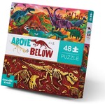 Crocodile Creek 48-Piece Above + Below Puzzle - Dinosaur World