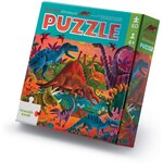 Crocodile Creek 60-Piece Foil Puzzle - Dazzling Dinosaurs