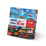Crocodile Creek 48-Piece Above + Below Puzzle - Things that Go
