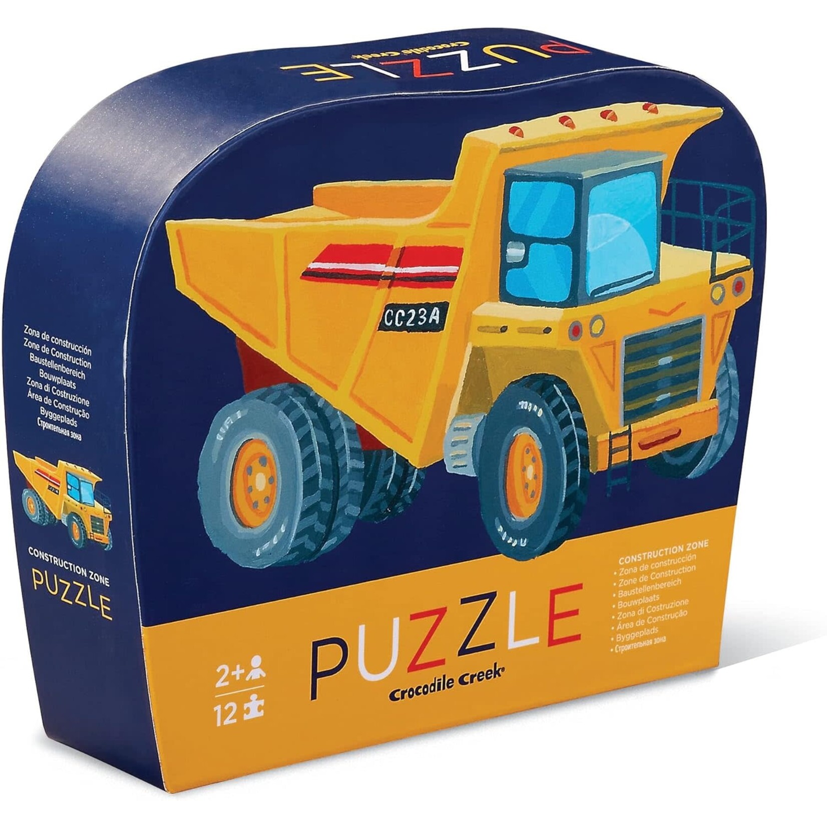 Crocodile Creek 12-Piece Mini Puzzle - Construction Zone