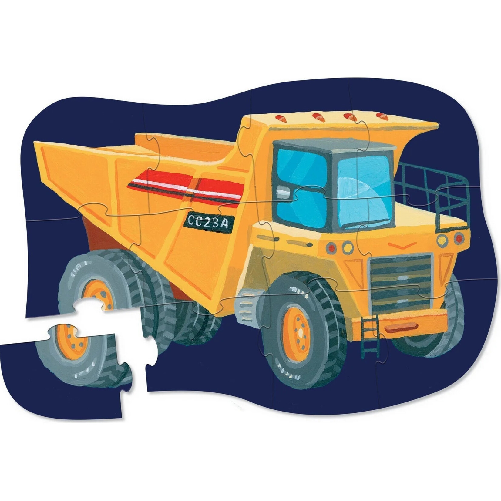 Crocodile Creek 12-Piece Mini Puzzle - Construction Zone