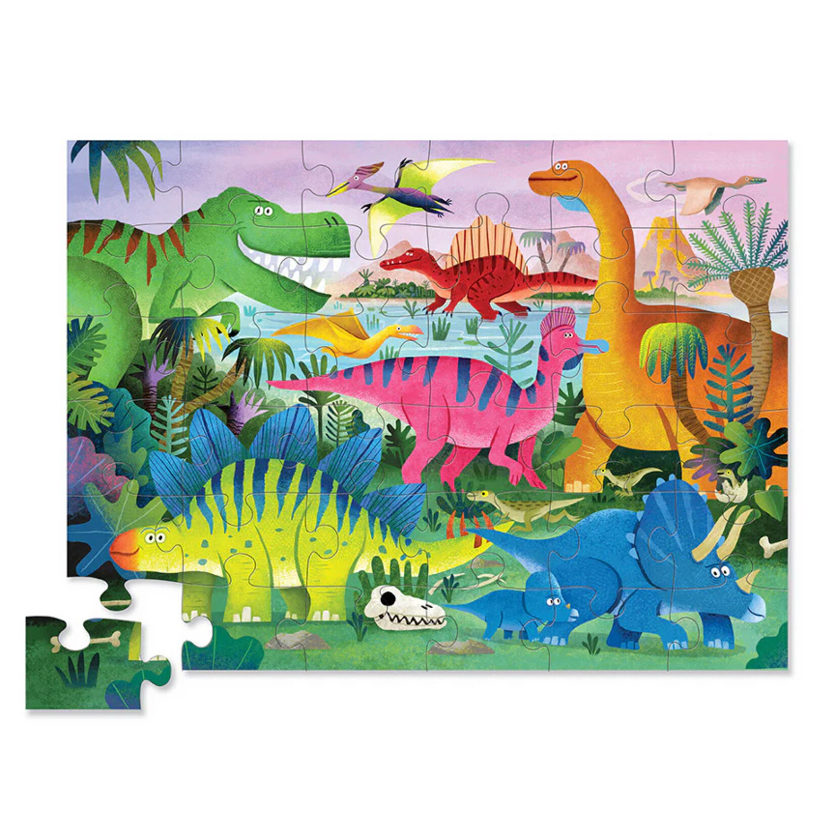 Crocodile Creek 36-Piece Puzzle - Dino Land
