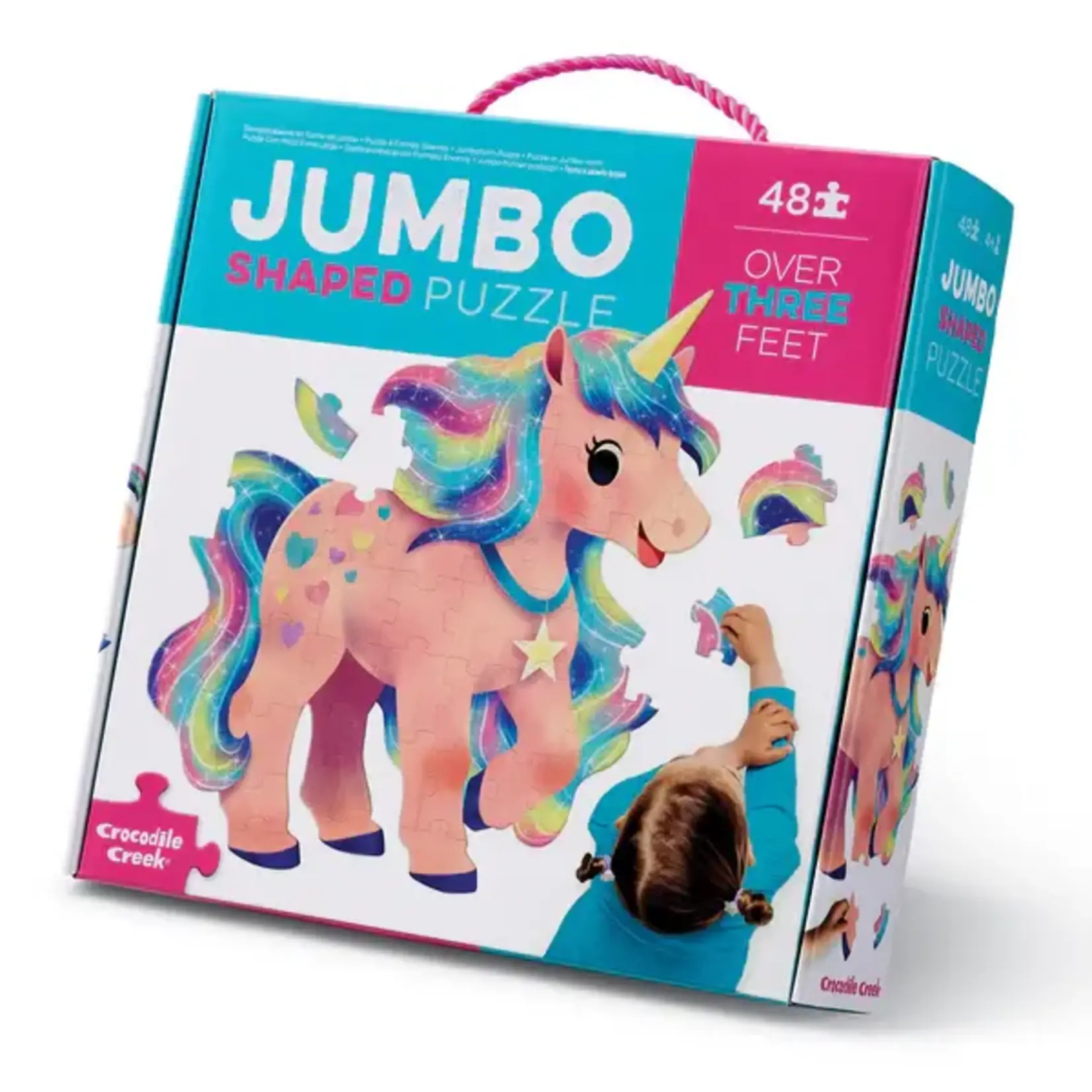 Crocodile Creek 48-Piece Jumbo Puzzle - Unicorn