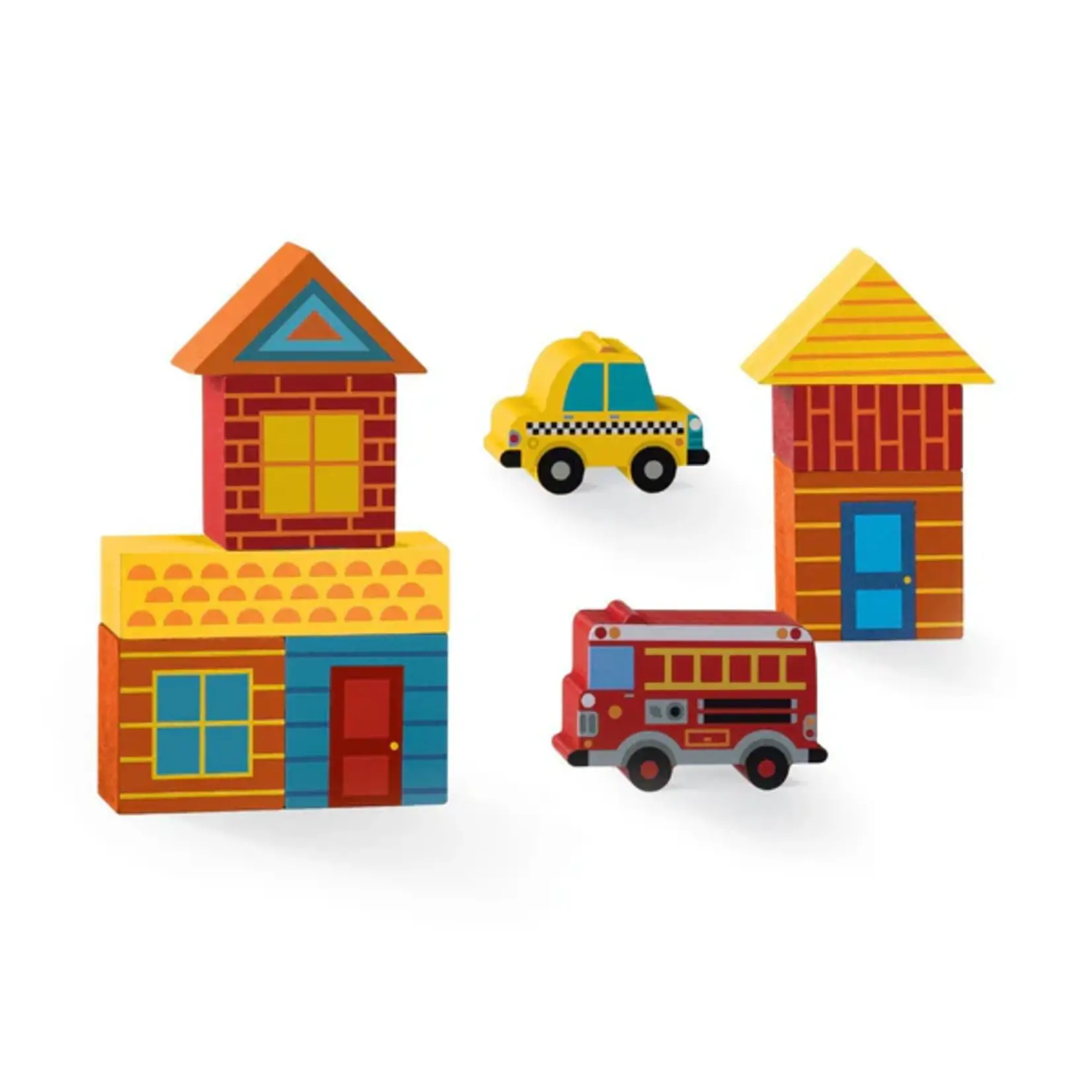 Crocodile Creek Mini Building Blocks - Busy City
