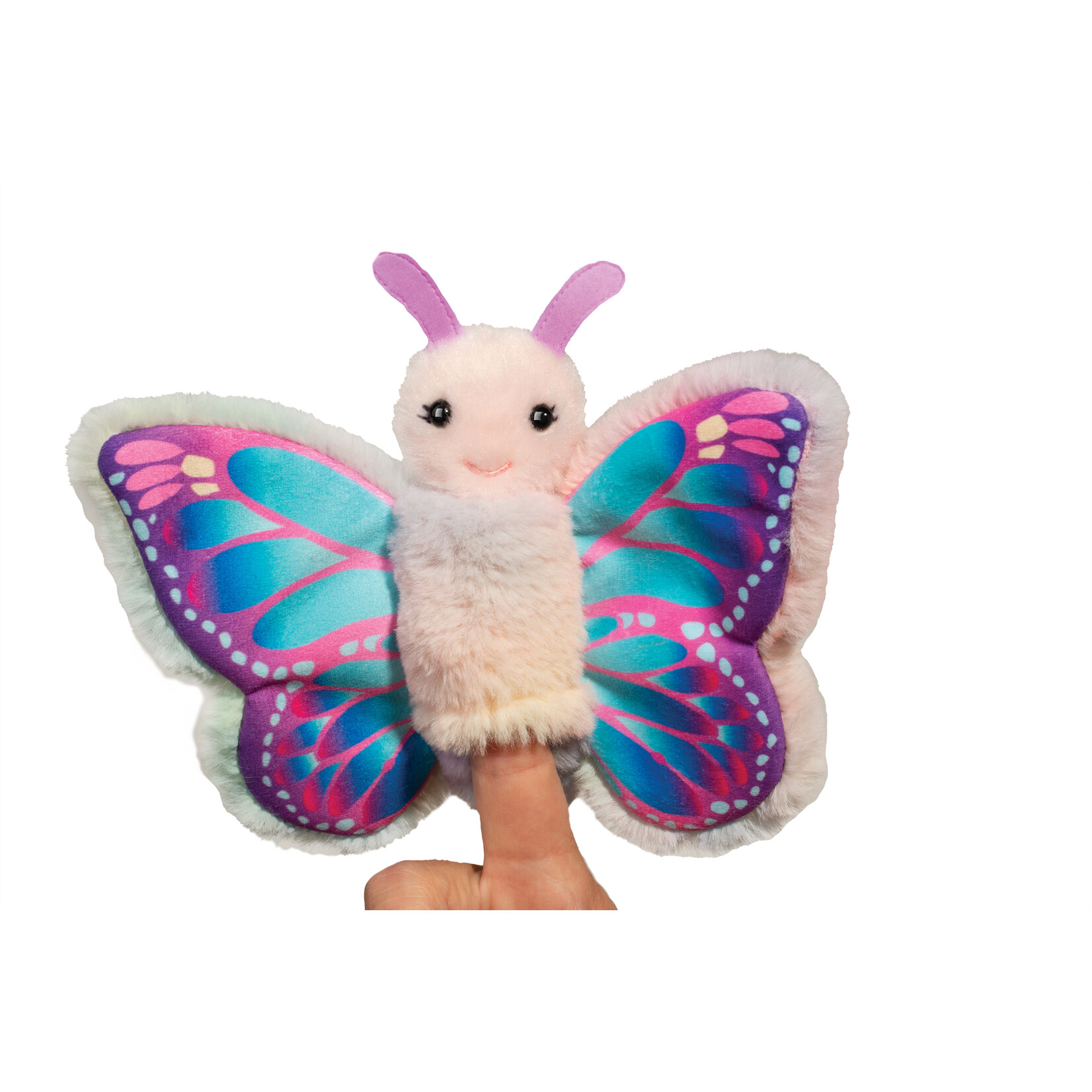 Douglas Toys Mini Butterfly Puppet (3 color options)