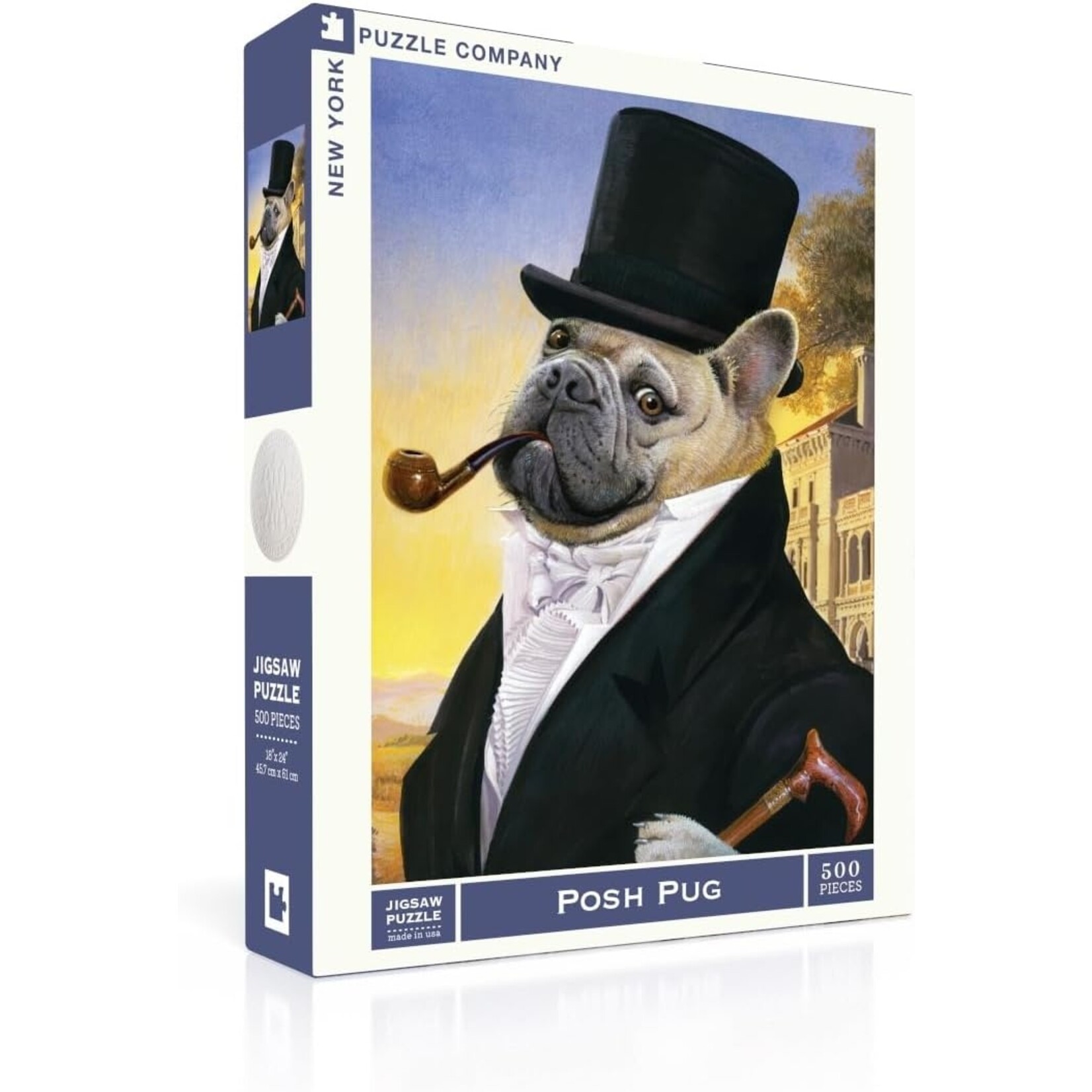 Posh Pug - 500 Piece Puzzle