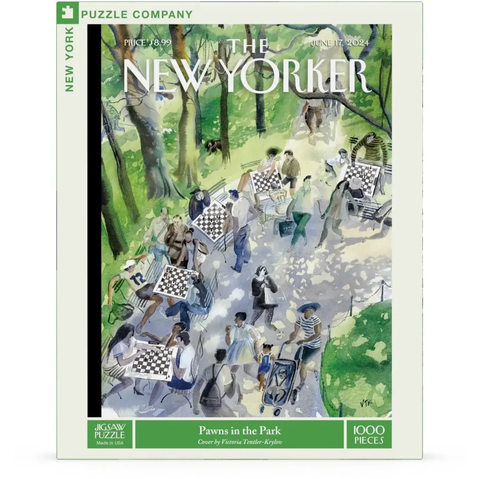 Pawns in the Park - 1000 Piece Puzzle
