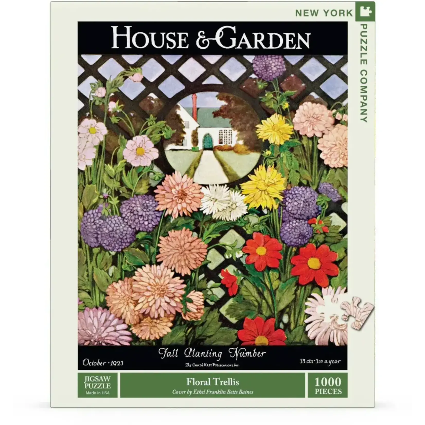 House & Garden-Floral Trellis - 1000 Piece Puzzle