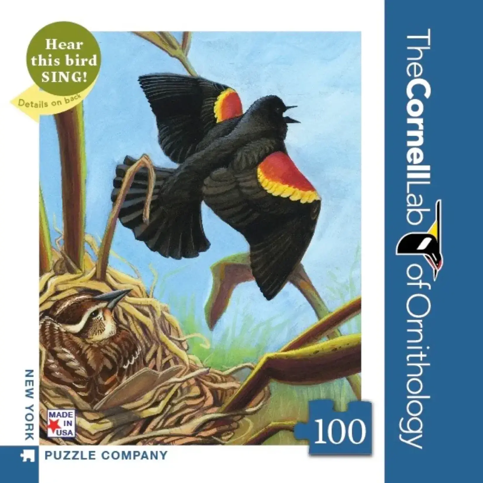 Red-winged Blackbird - Mini 100 Piece Puzzle
