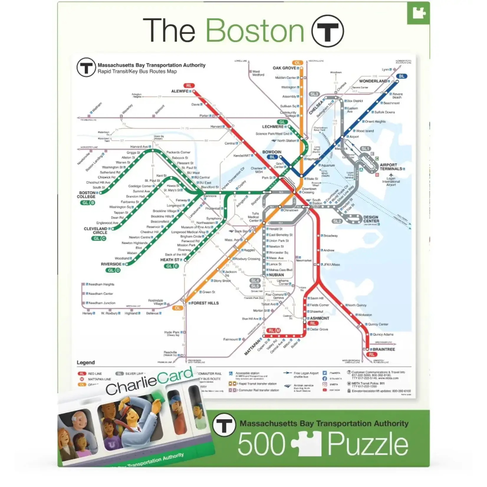 Boston Subway - 500 Piece Puzzle