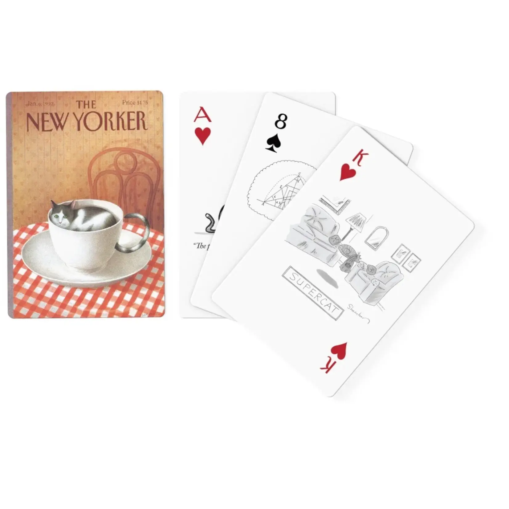 Cat Cartoons Playing Cards