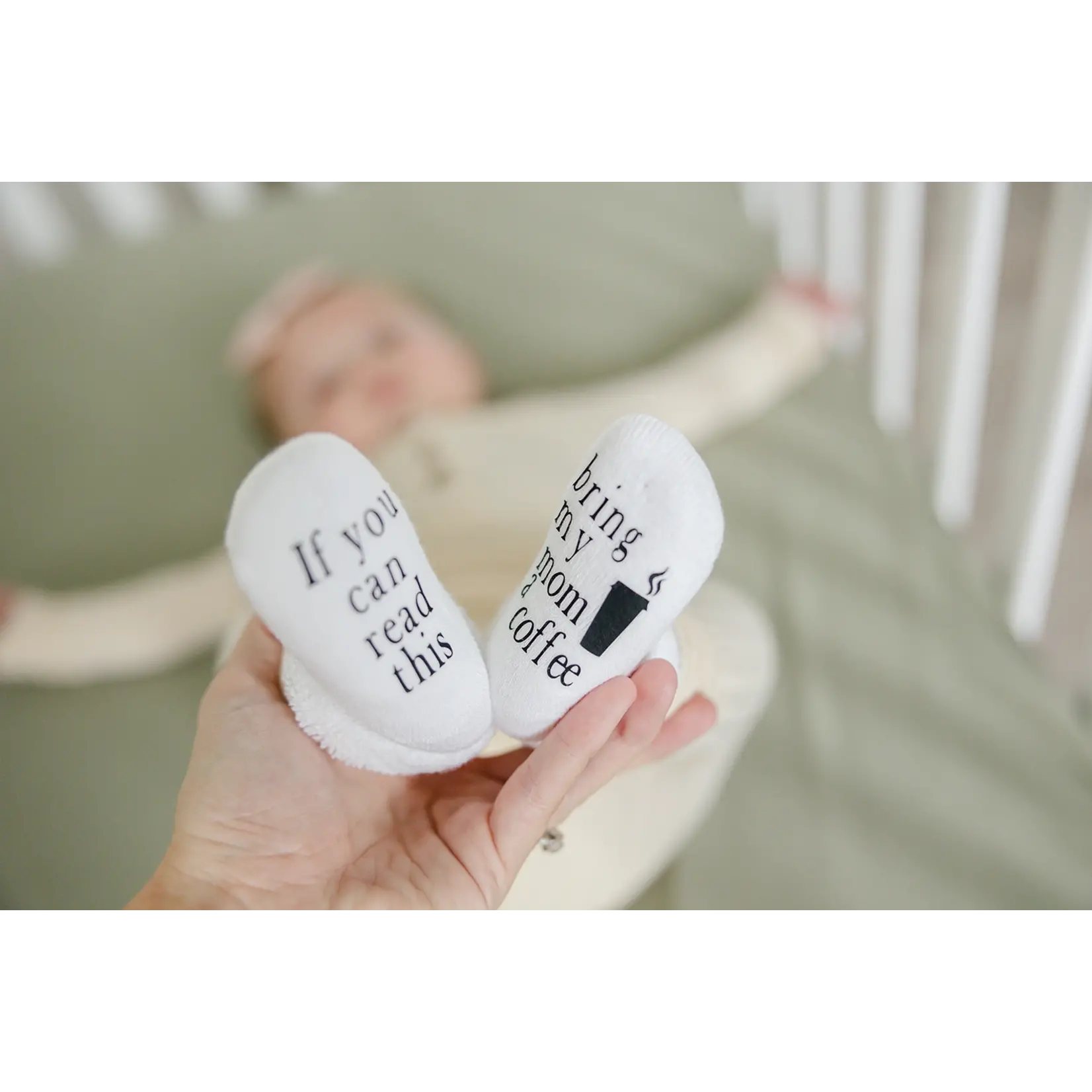 Baby Socks - Coffee Mom