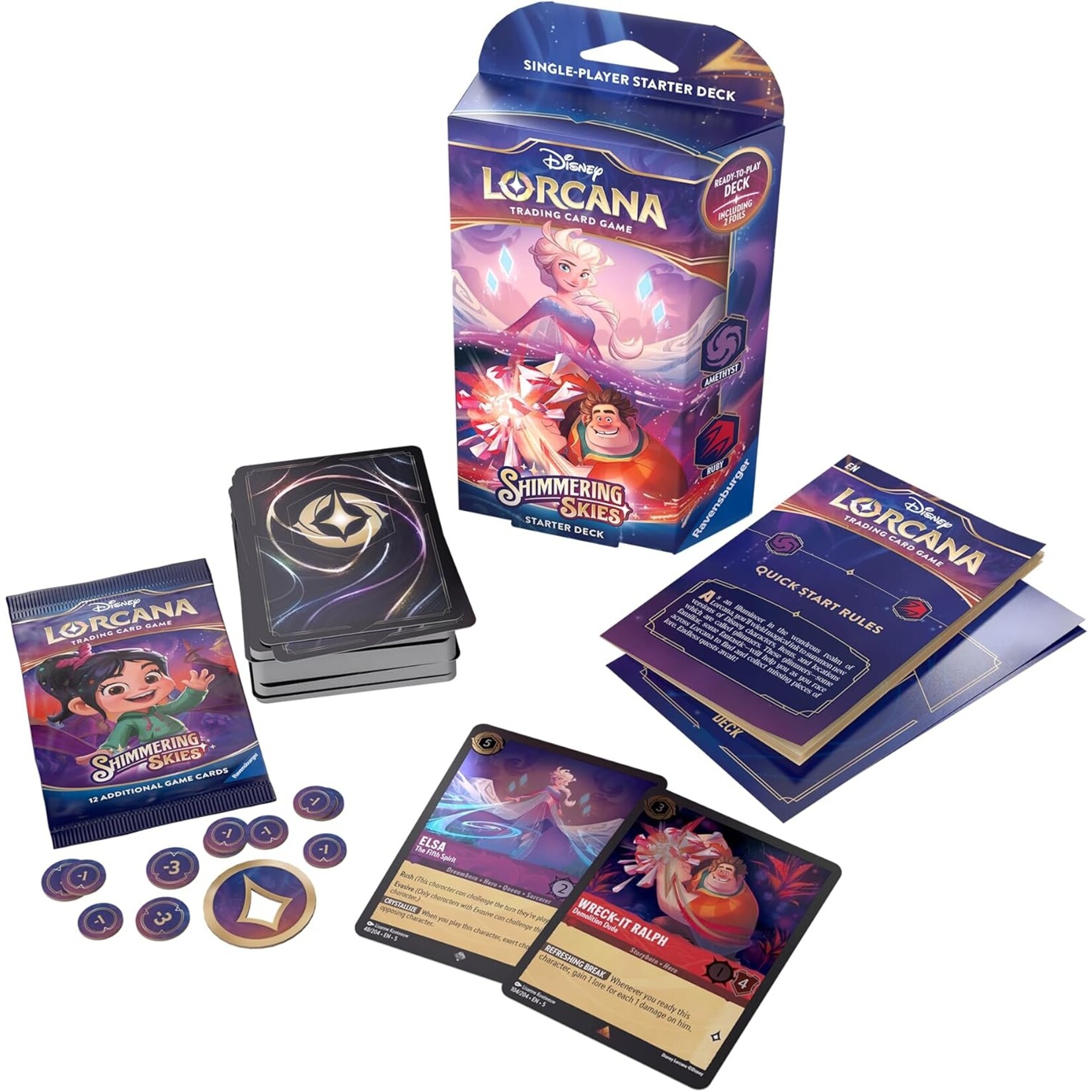 Disney Lorcana: Shimmering Skies Starter Deck