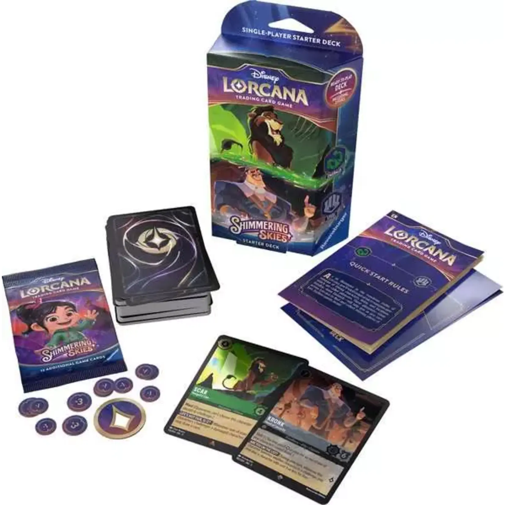 Disney Lorcana: Shimmering Skies Starter Deck