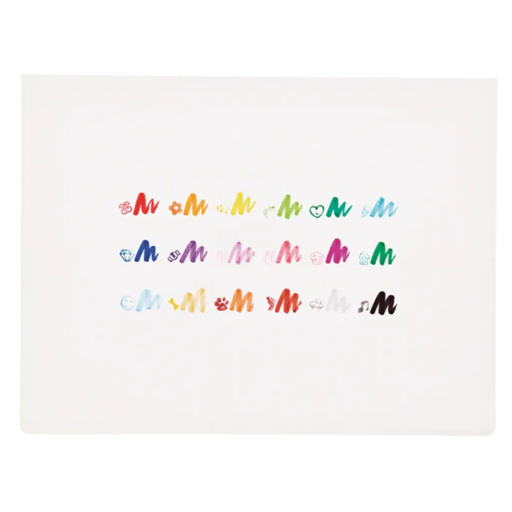 OOLY Stampables Double Ended Unscented Markers - Set of 18