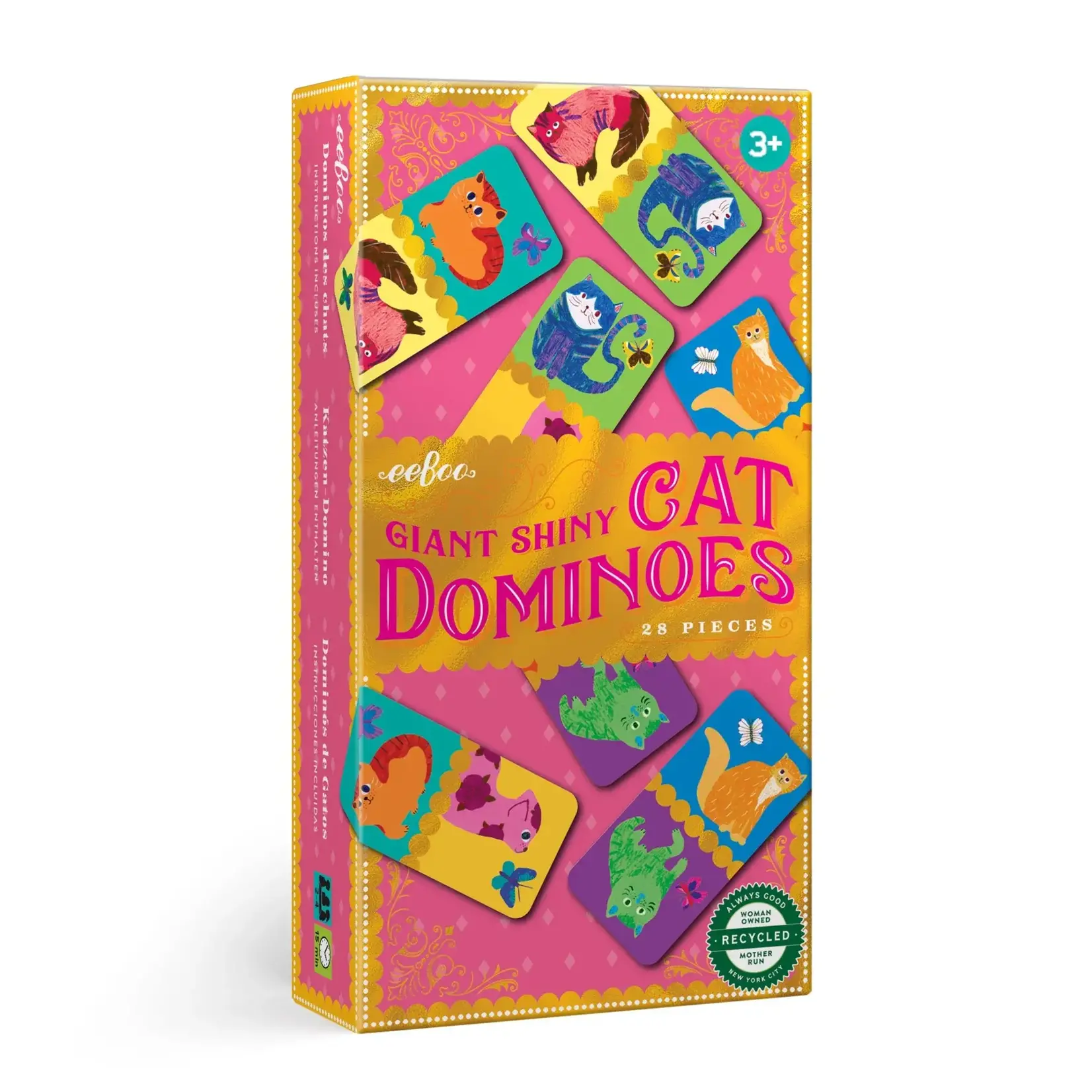 eeboo Shiny Cat Dominoes 3+