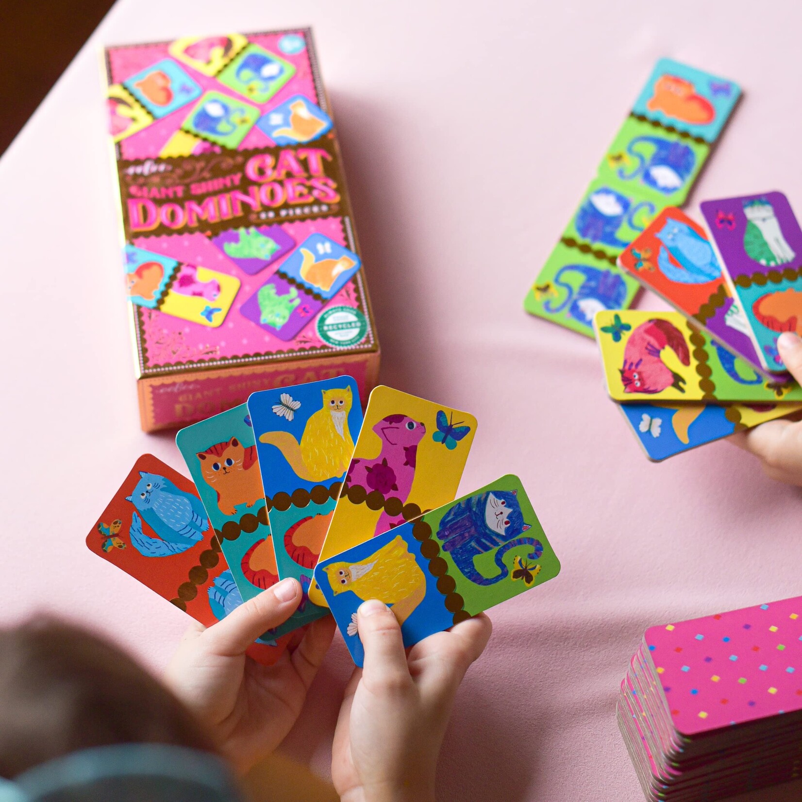 eeboo Shiny Cat Dominoes 3+