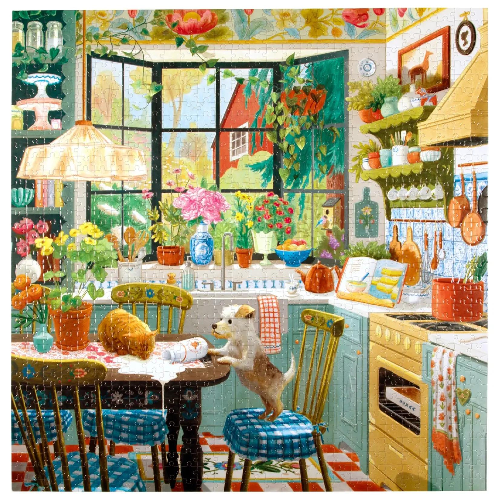 eeboo Springtime Kitchen 1000 Piece Puzzle