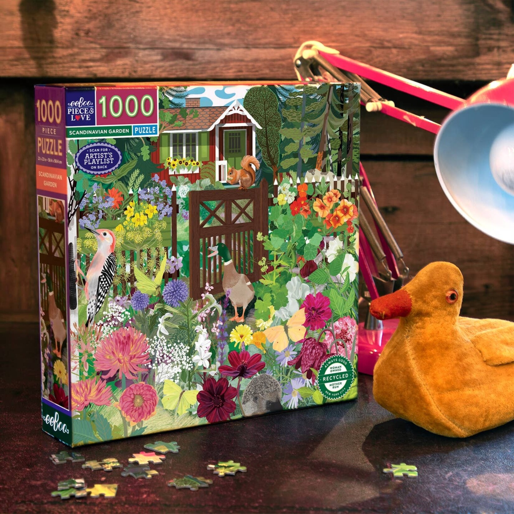 eeboo Scandinavian Garden 1000 Piece Puzzle