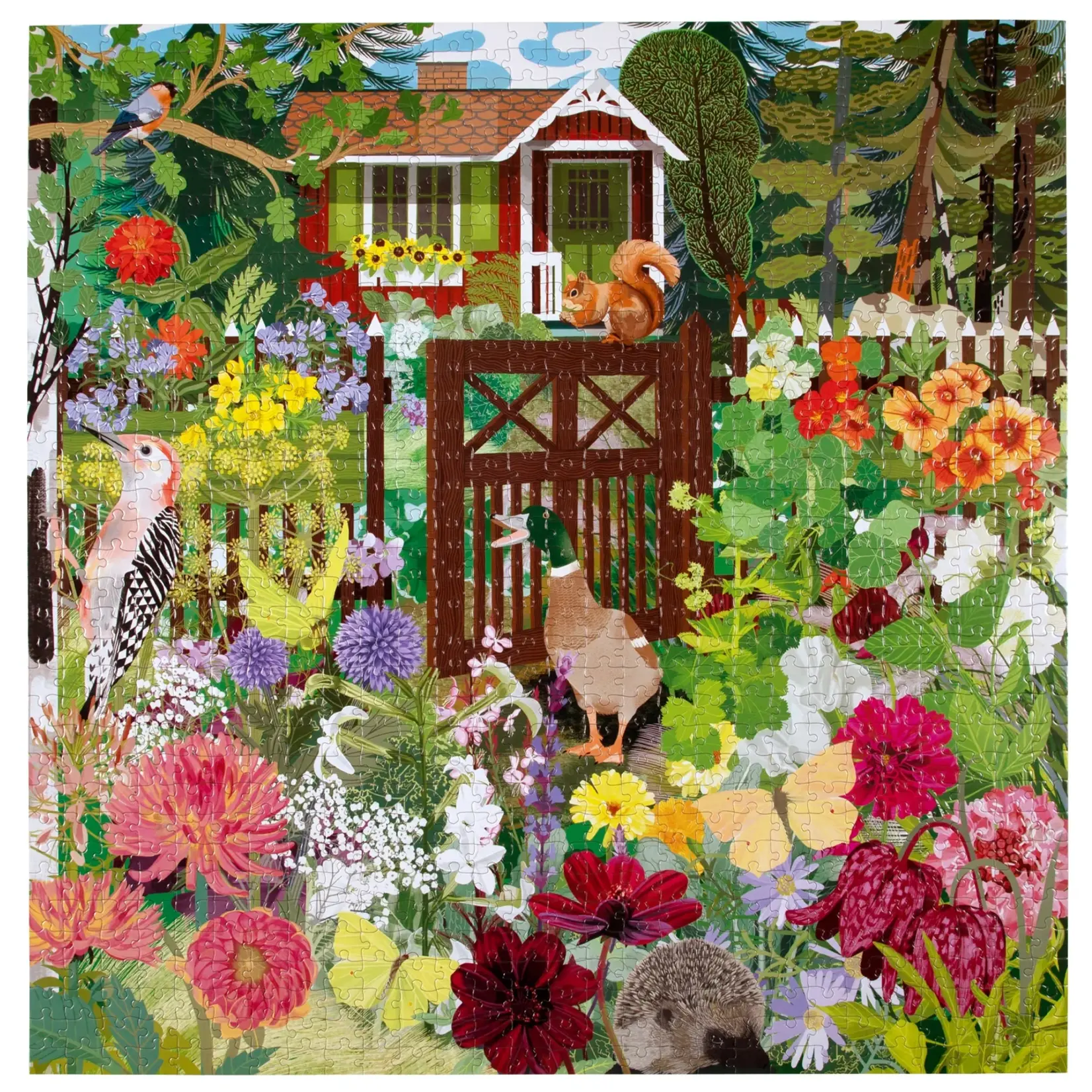 eeboo Scandinavian Garden 1000 Piece Puzzle