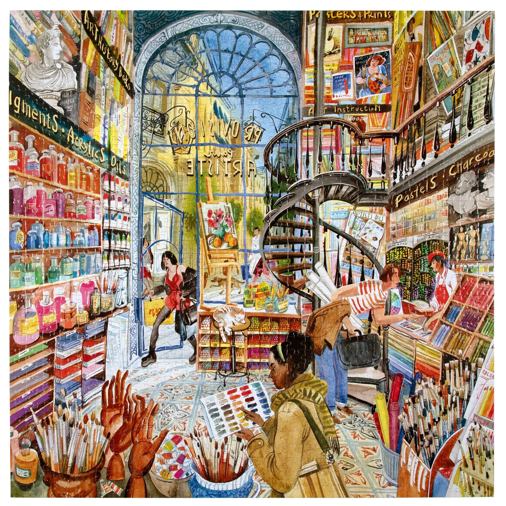eeboo Artist Provisions 1000 Piece Puzzle
