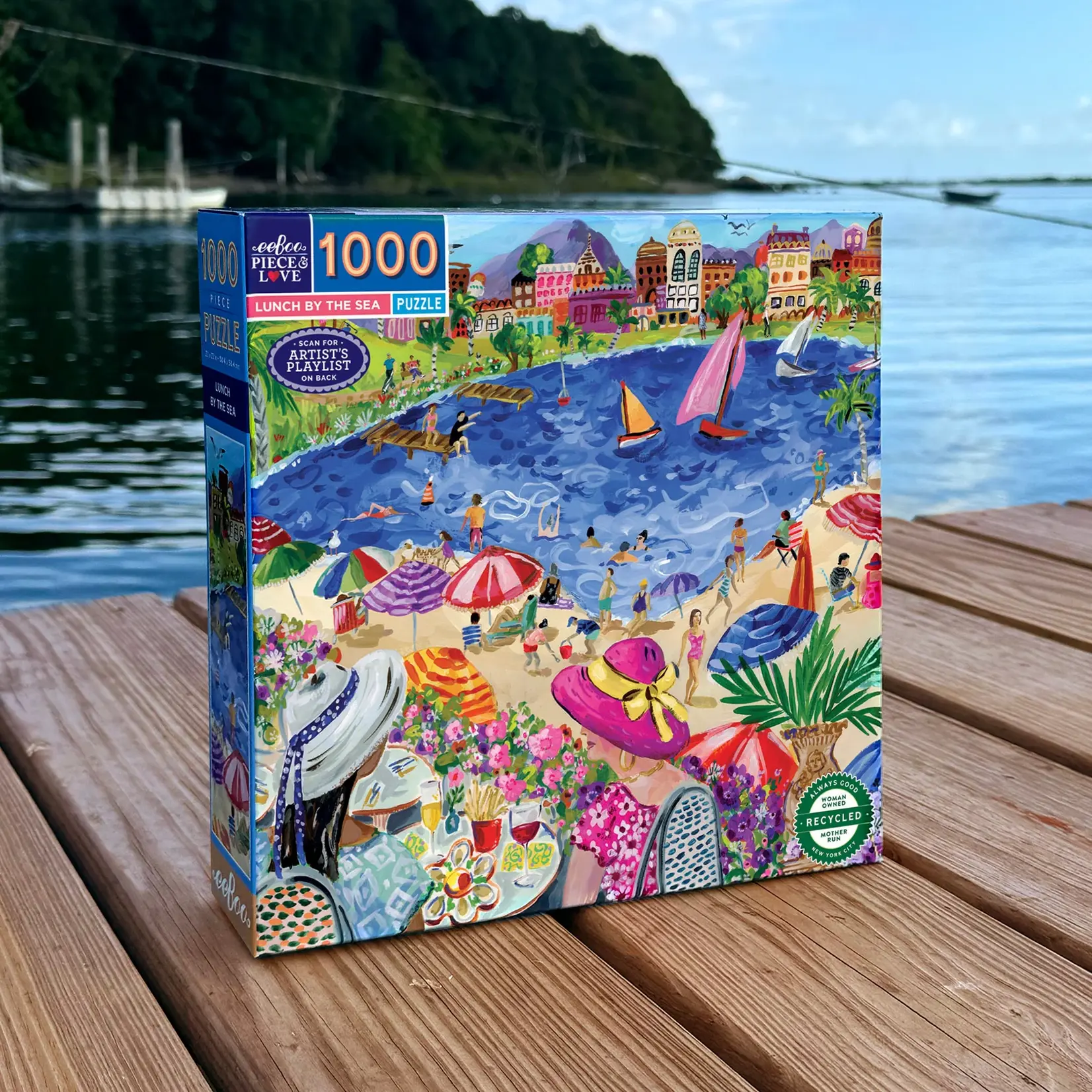 eeboo Lunch by the Sea 1000 Piece Puzzle