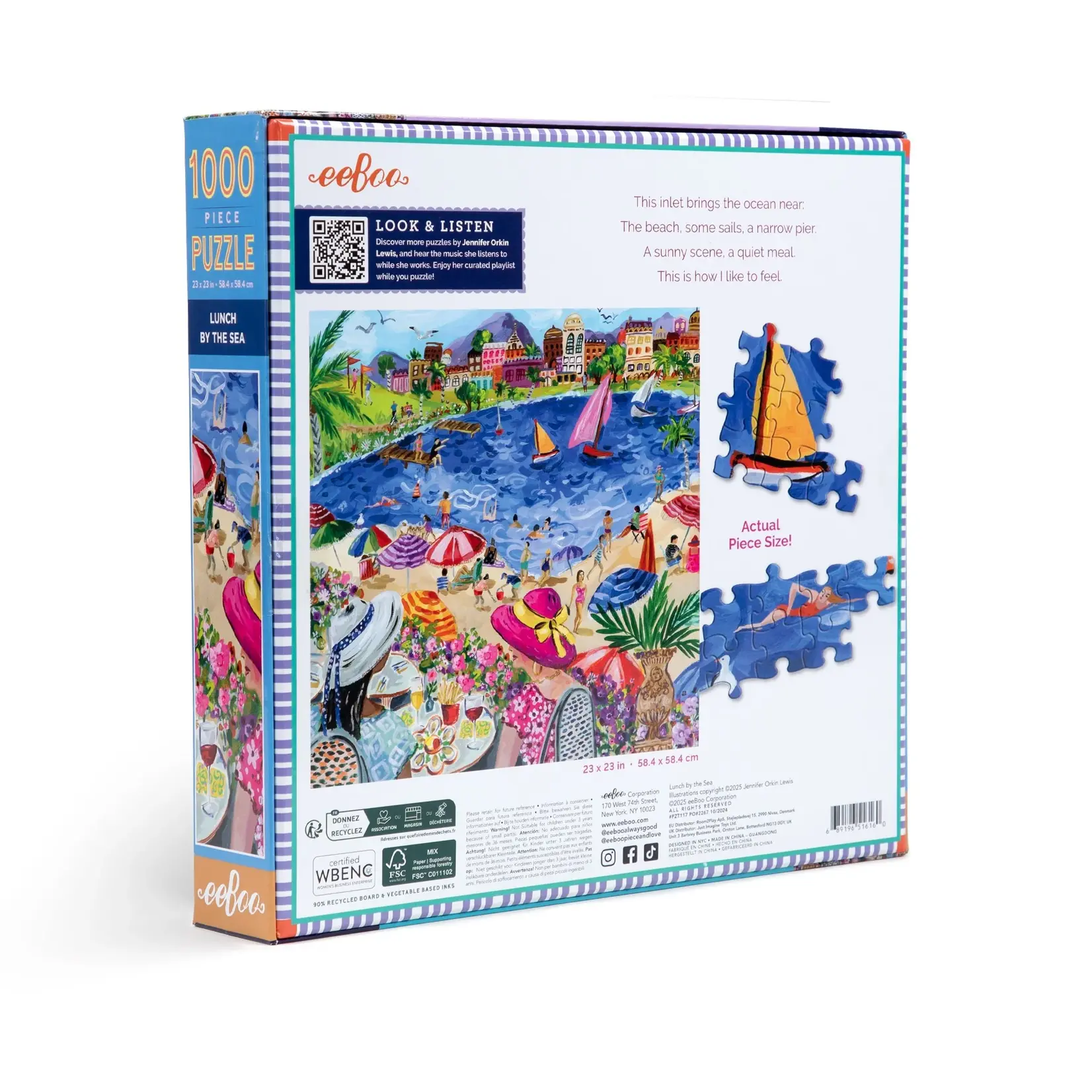 eeboo Lunch by the Sea 1000 Piece Puzzle