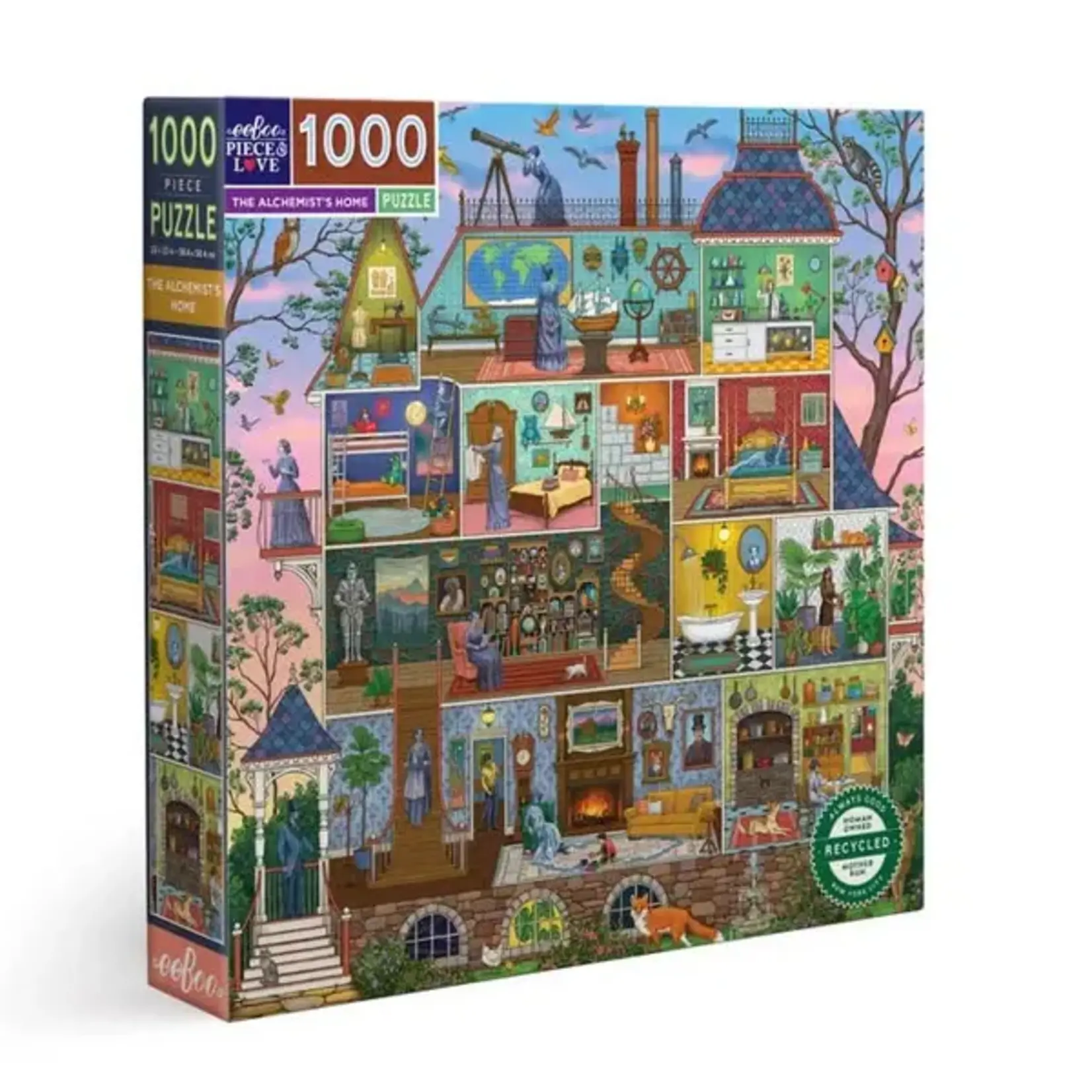 eeboo The Alchemist's Home 1000 Piece Puzzle