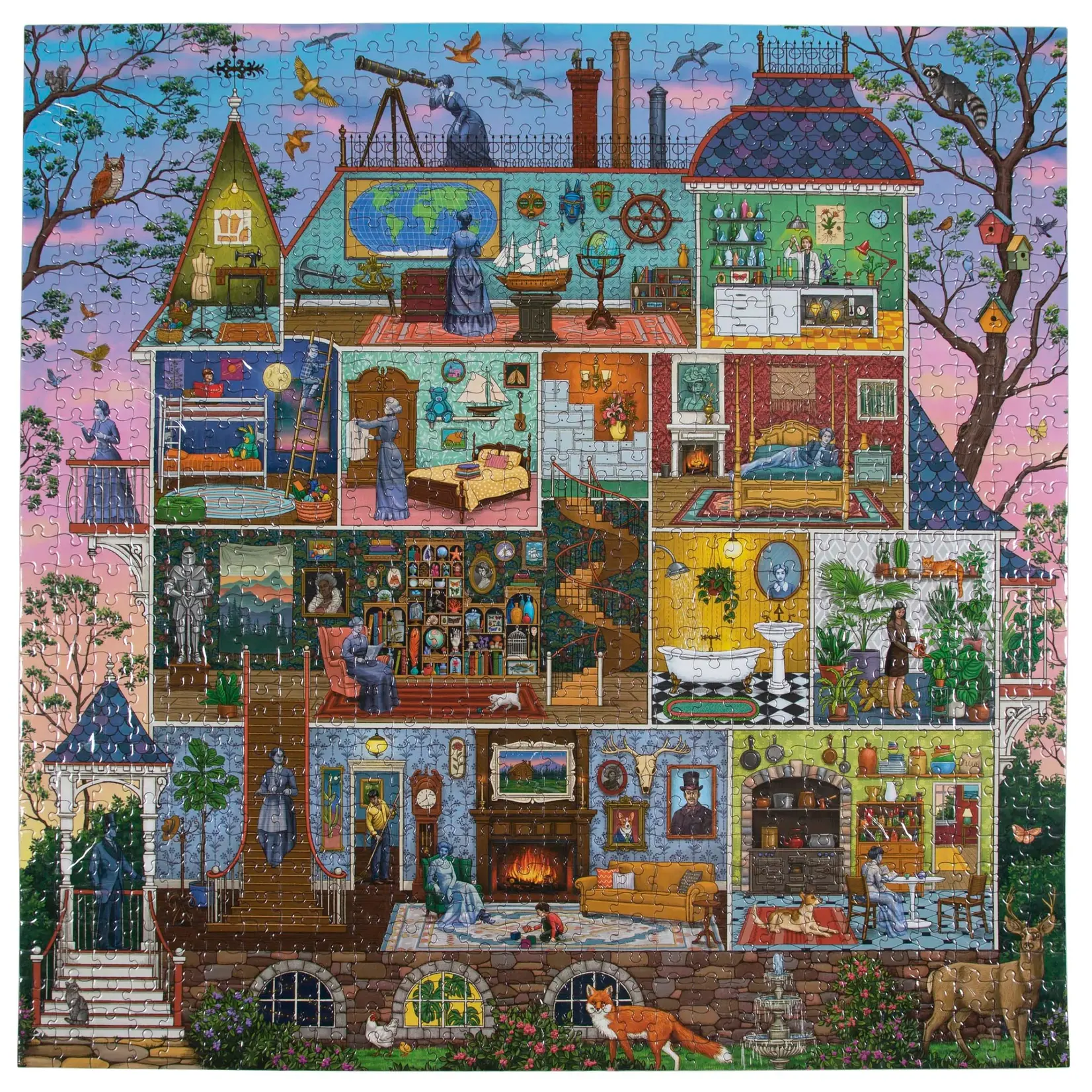 eeboo The Alchemist's Home 1000 Piece Puzzle