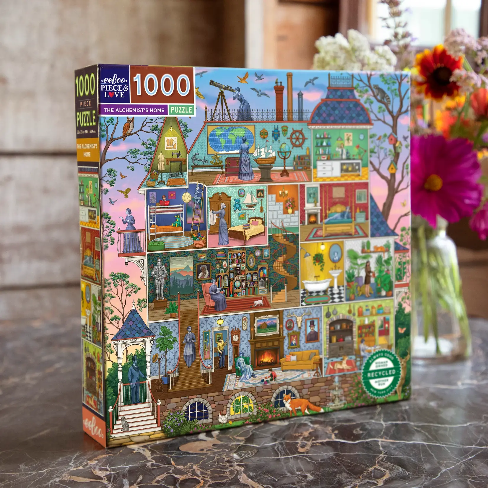 eeboo The Alchemist's Home 1000 Piece Puzzle