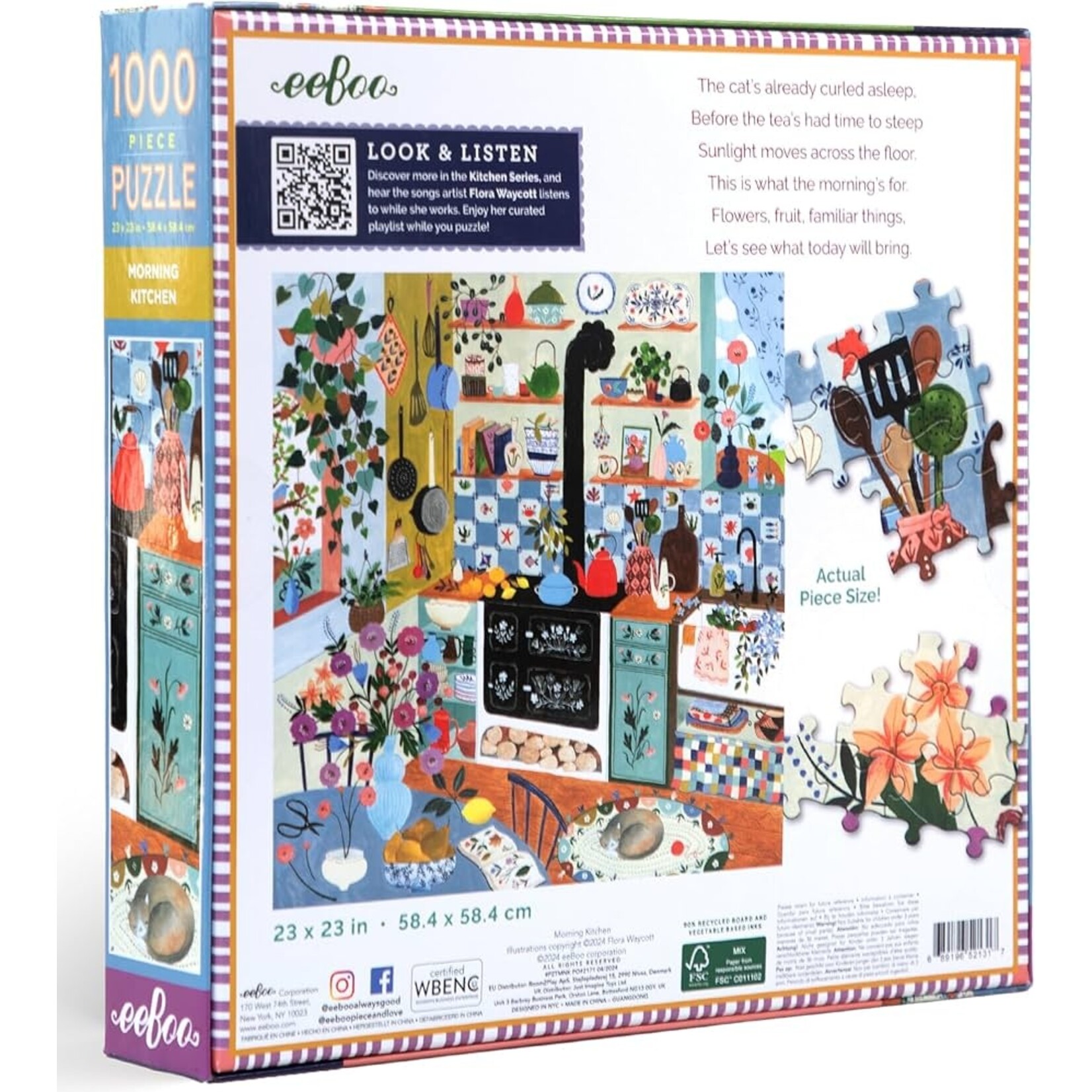eeboo Morning Kitchen 1000 Piece Puzzle
