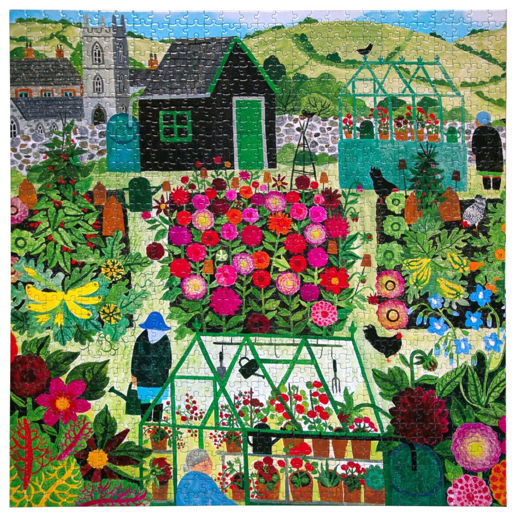 eeboo Garden Harvest 1000 Piece Puzzle