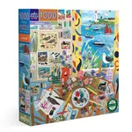 eeboo Seabirds 1000 Piece Square Puzzle