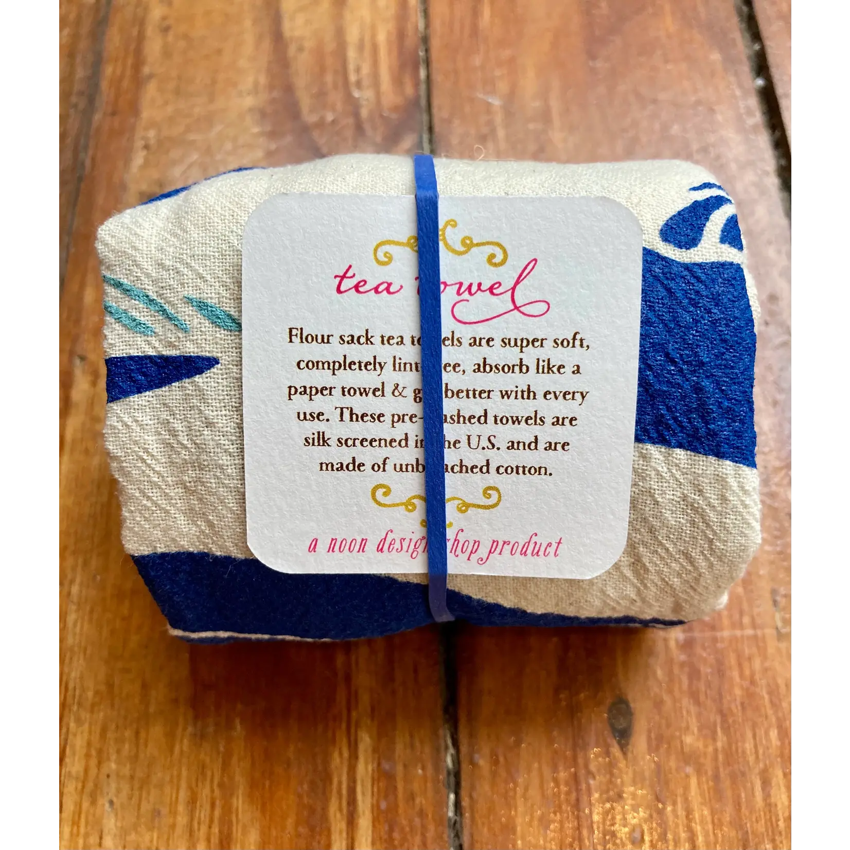 Whales Tea Towel