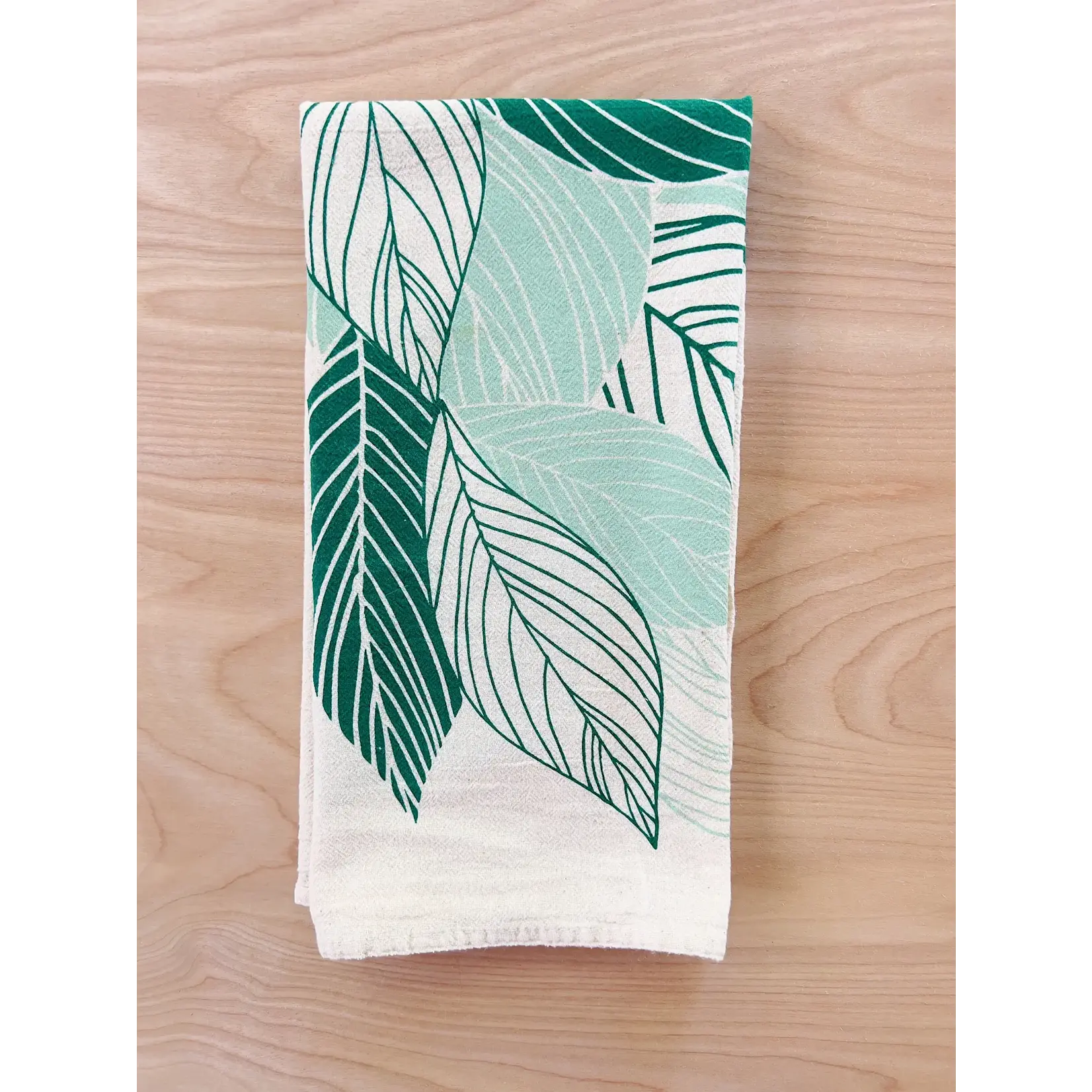 Leaves Tea Towel